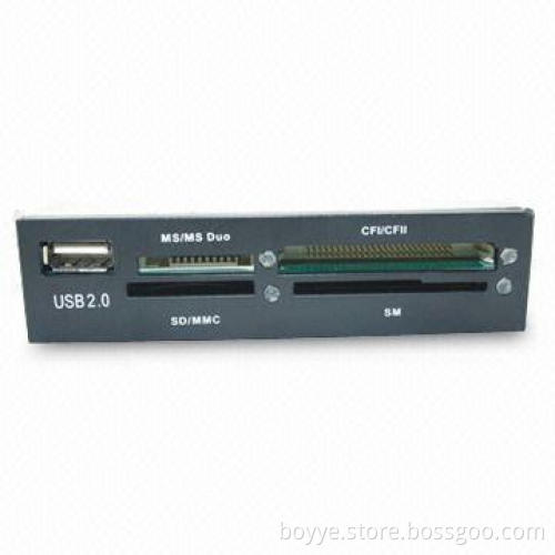 3.5-inch Internal Card Reader with Plastic Cover and Four LED Indicators